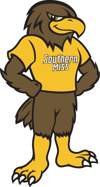 Southern Miss Golden Eagles 2003-Pres Mascot Logo v3 diy DTF decal sticker